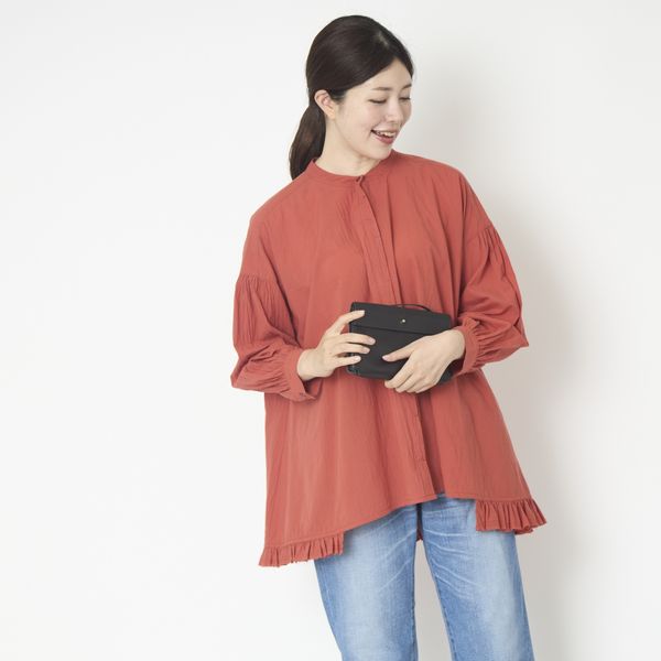 TANG./フリルシャツ -裾にだけフリルがあしらわれた少しだけ他と違う